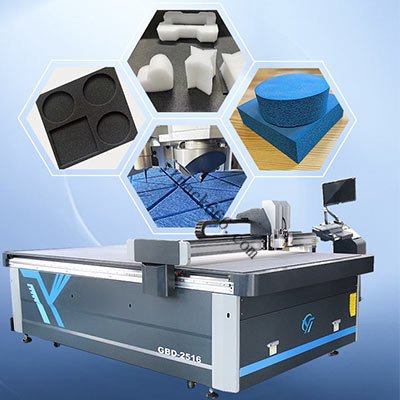 eva材料切割机复合材料振动刀切割机自动送料切割精度高无烧焦发黄亿泰